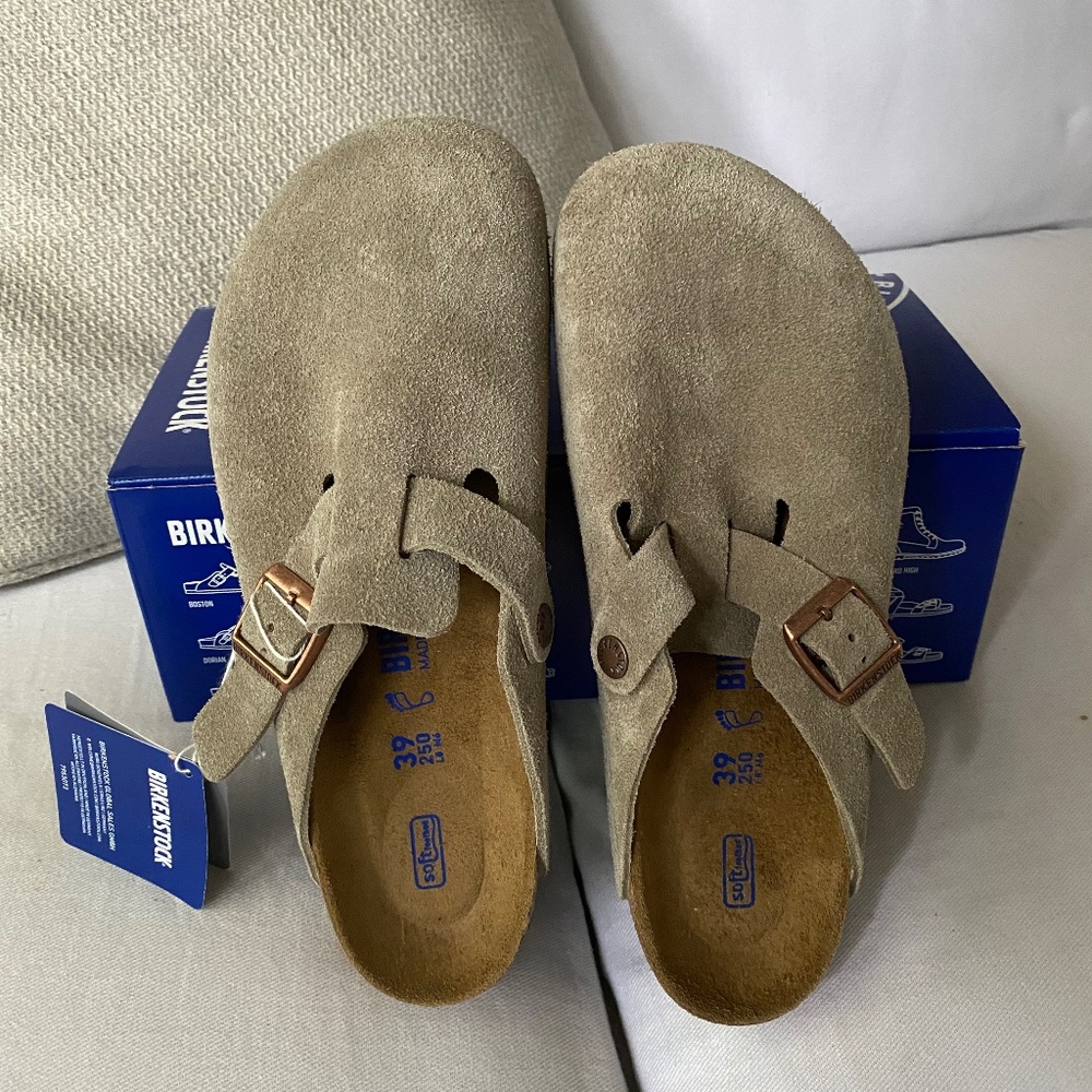 Birkenstock Boston Clog Taupe 39